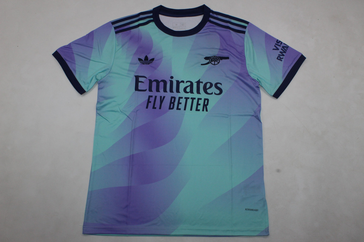 AAA Quality Arsenal 24/25 Third Green/Purple Soccer Jersey